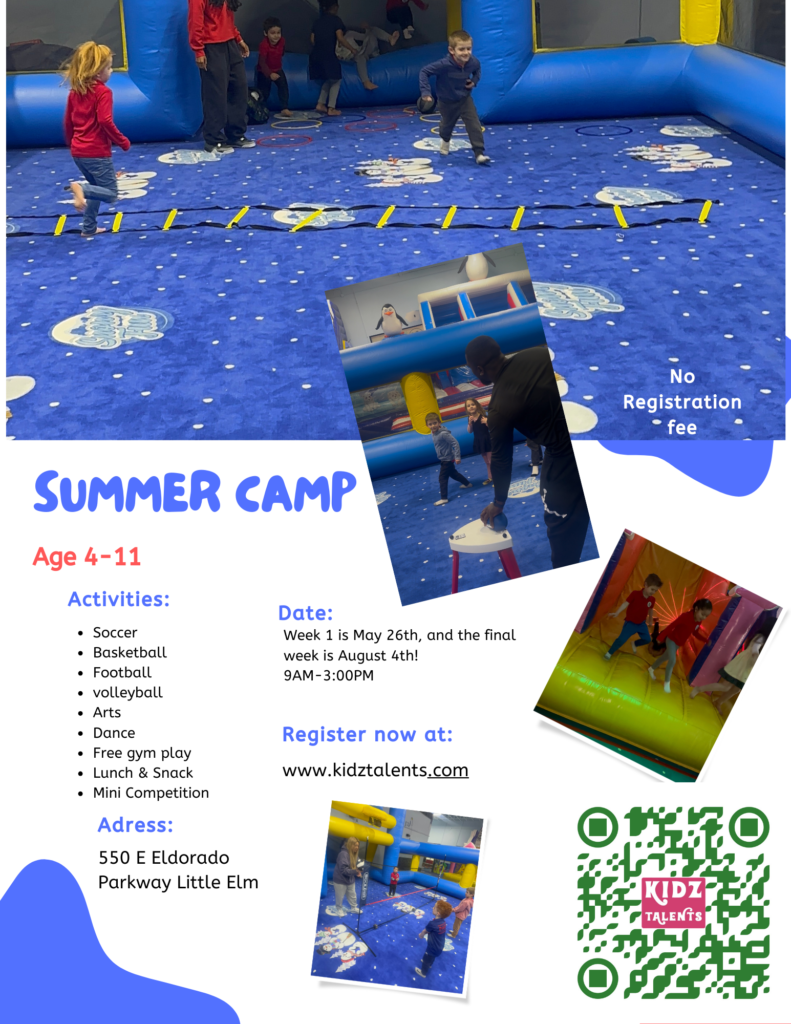 Snowy fun & Kidztalents Summer camp